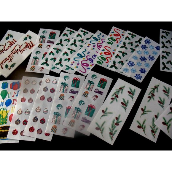 Creative Memories Stickers, Christmas,Confetti, Sledding, Winter Birthday, - Picture 9 of 11